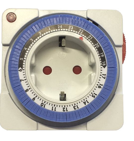 Розетка-таймер механическая сутки 15M/24H 48 ON/OFF 16A 230V Ny95000918 | Зображення 2