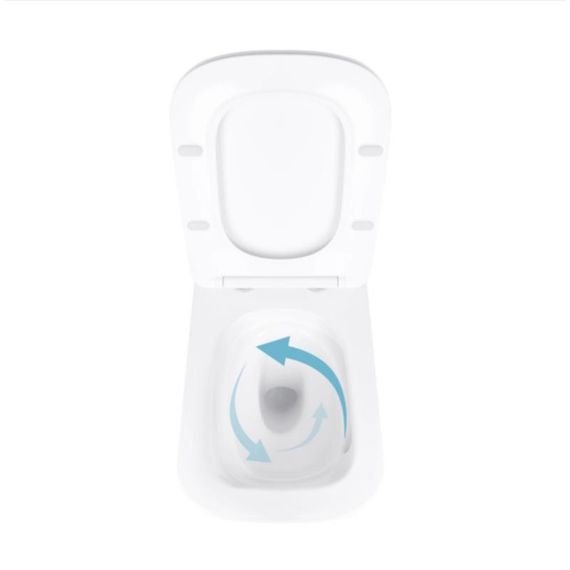 Готовое решение Qtap для ванной комнаты: подвесной унитаз Tern Ultra Quiet 525x345x360 + комплект инсталляции Standard (линейная | Зображення 5