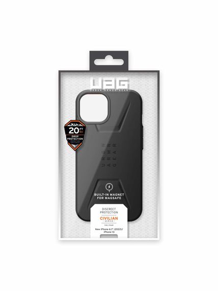 Чохол UAG для Apple iPhone 14 Civilian Magsafe, Black (114036114040) | Зображення 9