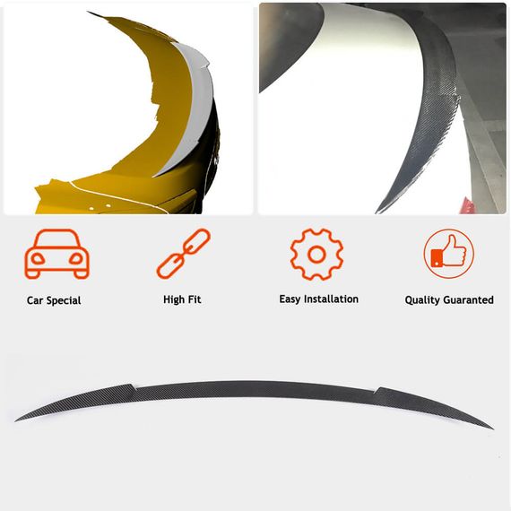 Спойлер V2 (Карбон) для Maserati Ghibli 2013-2023 рр | Зображення 1