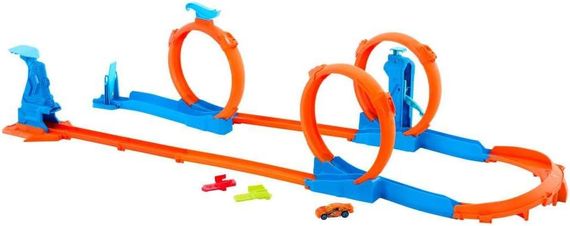 Трек Hot Wheels Track creator Triple Loop Speed Kit Потрійна петля | Зображення 1