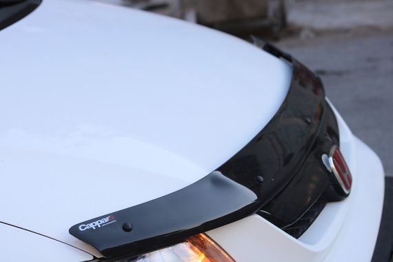 Дефлектор капоту (EuroCap) для Honda Civic Sedan IX 2011-2016 рр | Зображення 6