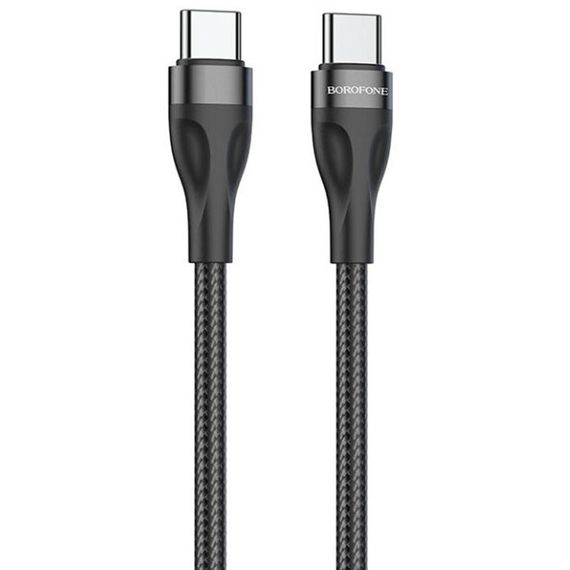 Дата кабель Borofone BX61 Source 60W Type-C to Type-C (1m) Black