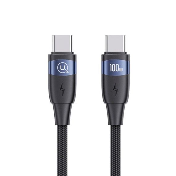 Кабель Usams US-SJ632 U85 100W Type-C / Type-C 1.2m Black (SJ632USB01)