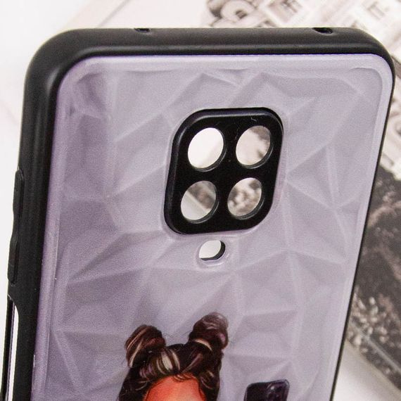 TPU+PC чохол Prisma Ladies для Xiaomi Redmi Note 9s / Note 9 Pro / Note 9 Pro Max TPU+PC, Black in White | Зображення 4