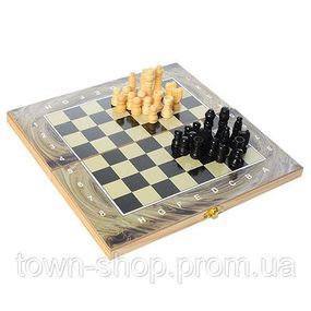 Набор настольных игр "Шахматы 3 в 1" 28ACD-1