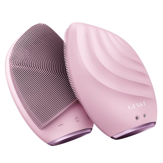 Електронна ультразвукова щітка для обличчя GESKE Sonic Facial Brush 5в1 pink | Зображення 5
