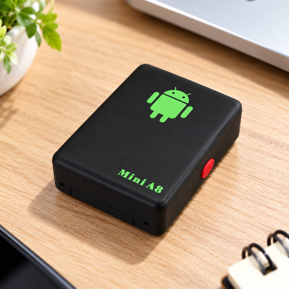 GPS трекер Mini A8 з прослуховуванням / Компактний GSM-трекер з підтримкою SIM-карти / Трекер з мікрофоном