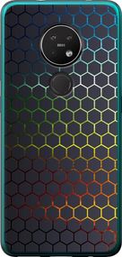 Чехол на Nokia 7.2 Переливающиеся соты "498u-1792-17620"