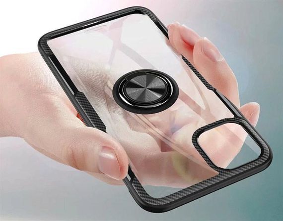 Чохол Primolux Ring Magnetic Stand для Apple iPhone 12 Pro Max - Black | Зображення 5