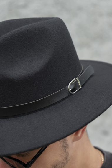 Капелюх Without Fedora з ремінцем Black | Зображення 2
