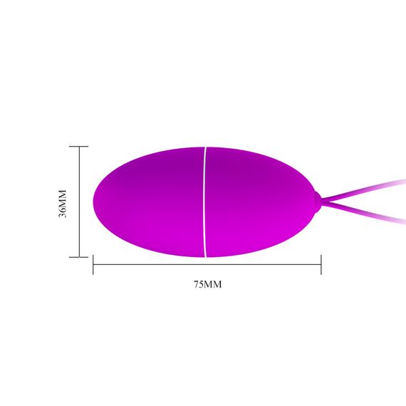 Віброяйце - Pretty Love Joanne Vibrating Egg Purple Sex Aura | Зображення 6