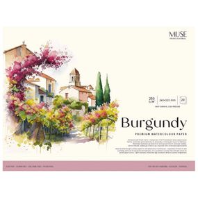 Альбом для акварелі "MUSE" Школярик PB-GB-020-101 склейка, А4, 20 аркушів