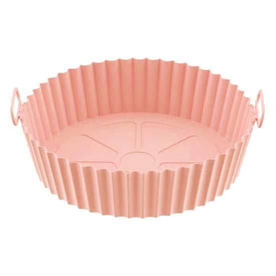 Форма силиконовая для воздушной фритюрницы Food Grade Silica Розовая