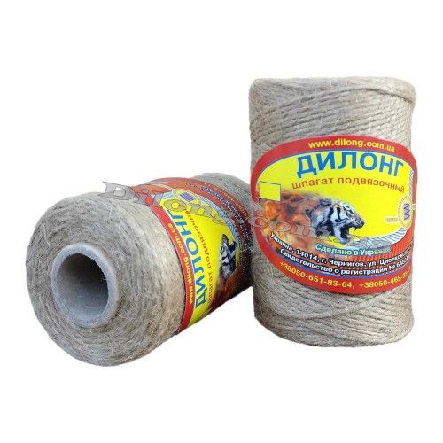 Джутовый шпагат на втулке 400м 350г