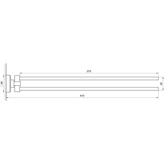 Тримач рушників TOPAZ TКВ 9931 | Зображення 1