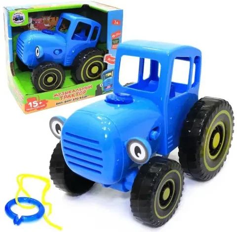 Интерактивная музыкальная игрушка музыкальный Синий Трактор 15 песен и звуков | Зображення 1