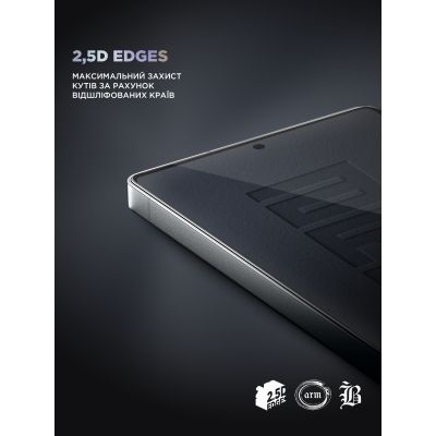 Стекло защитное Armorstandart Supreme Black Icon Samsung S24 Ultra (ARM84630) | Зображення 3