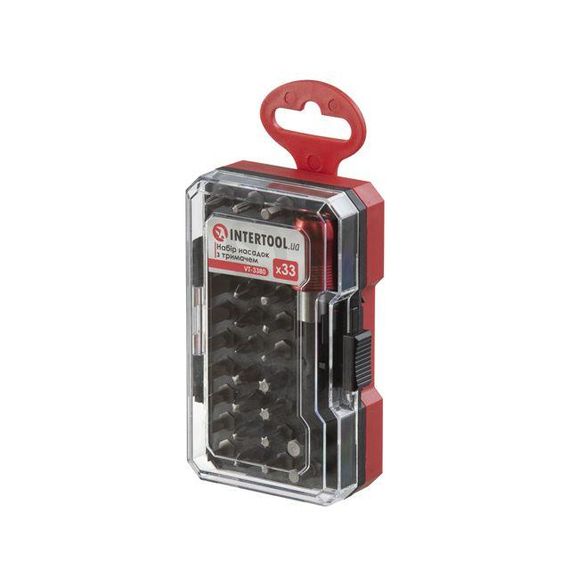 Набір насадок з тримачем 33 од. INTERTOOL VT-3380 | Зображення 1