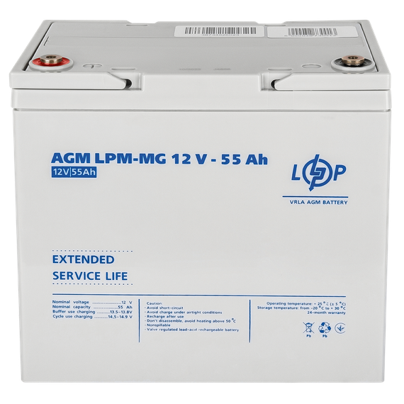 Акция. Аккумулятор мультигелевый LPM-MG 12V - 55 Ah | Зображення 2