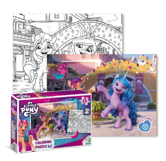 Пазлы с раскраской DoDo Toys Пони 200134 30 деталей