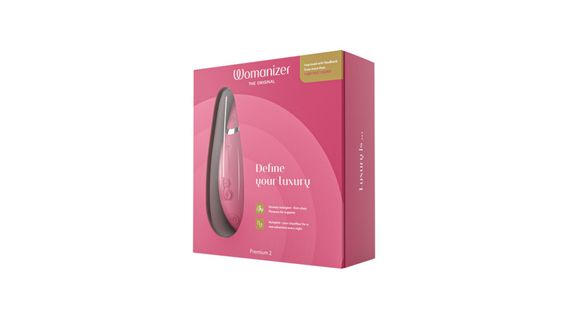 Вакуумний кліторальний стимулятор Womanizer Premium 2 - Raspberry, функції Autopilot та Smart Silenc | Зображення 7