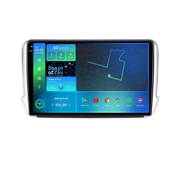 Штатна магнітола Torssen 2K Peugeot 2008 -20 F98256 4G Carplay DSP | Зображення 1