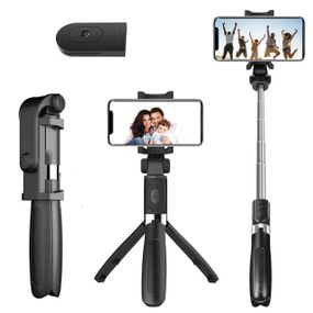 Селфі палиця-штатив з пультом 70см, Selfie Stick L01 / Монопод з триногою для телефону / Трипод