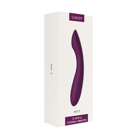 Вібратор для точки G з інтелектуальним режимом Svakom Amy 2 Violet | Зображення 7