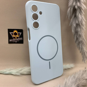 Чохол м'який для Samsung Galaxy A16 | Протиударний | Soft Touch | MagSafe | Блакитний