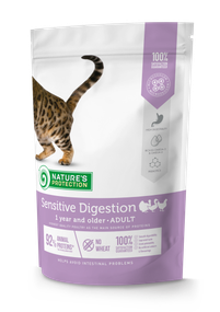 Корм Nature's Protection Sensitive Digestion сухой для котов с чувствительным пищеварением 0.4 кг