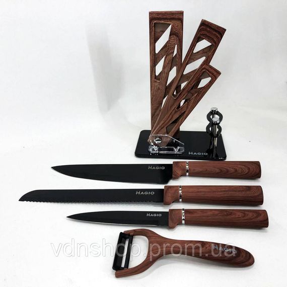 Хорошие ножи для поваров Magio, Бюджетные кухонные ножи, Набор ножей для новой кухни QO-64 | Зображення 1