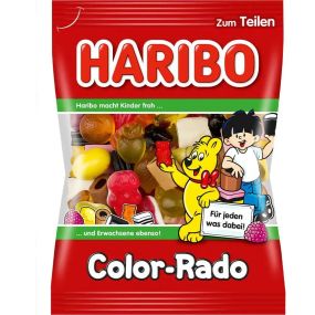 Конфеты желейные Haribo Color-Rado, 200г, Германия, Харибо конфеты жевательные мармеладные