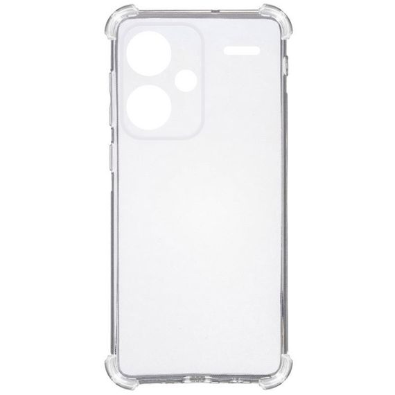 TPU чохол GETMAN Ease logo посилені кути Full Camera для Xiaomi Redmi Note 13 Pro+ Безбарвний (прозорий)