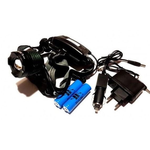 Перезарядний налобний ліхтар Head Lamp, Налобний ліхтарик з регульованим ремінцем WA-24