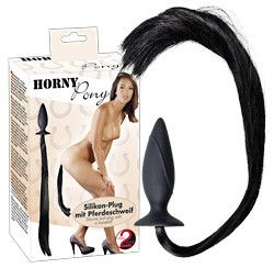 Анальна пробка з кінським хвостом sexstyle