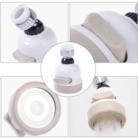 Экономитель воды Water Saver NEW 360 градусов / насадка аэратор на кран / Водосберегающая насадка