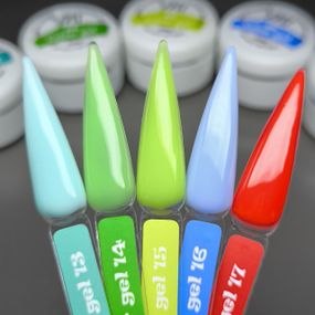 Набір гелів для нарощення нігтів Mi Color №7 по 5мл (5шт)