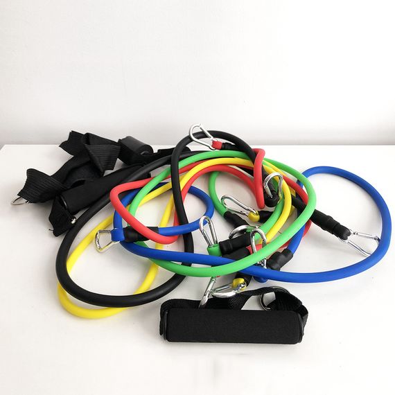 Гумовий еспандер для тренувань рук, Фітнес гумки 5 в 1, Фітнес петлі гумки еспандер | Зображення 4