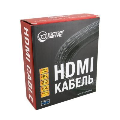 Кабель мультимедійний HDMI to HDMI 5.0m Extradigital (KBH1635) (KBH1635) | Зображення 1