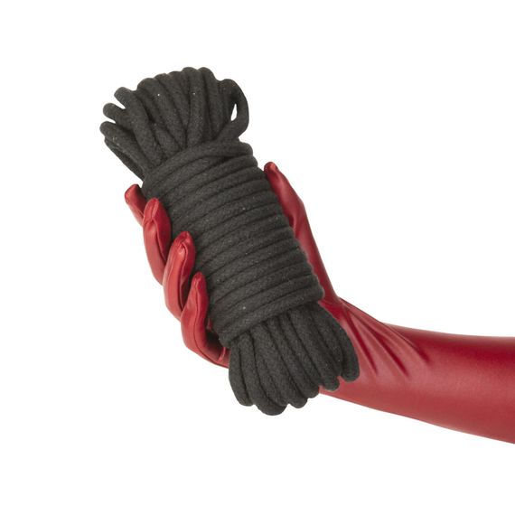 Веревка для шибари Punishment Bondage Rope Черная 9.8 м | Зображення 2