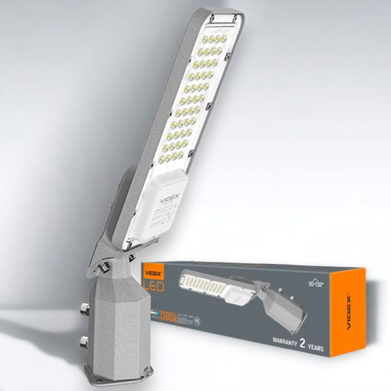 Светодиодный уличный фонарь VIDEX VL-SLE17-0305 IP65 30W 3300Lm 5000K 220V защищенный