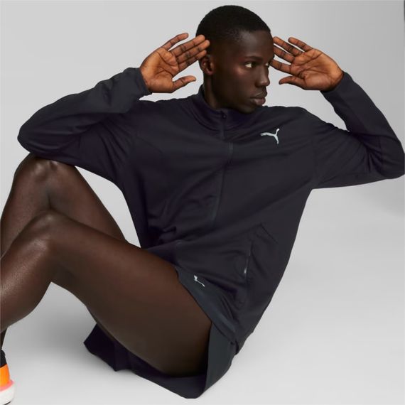 Олимпийка мужская Puma CLOUDSPUN Full-Zip Jacket 522399 01 (черная, легкая куртка, спортивная, бренд пума) | Зображення 4