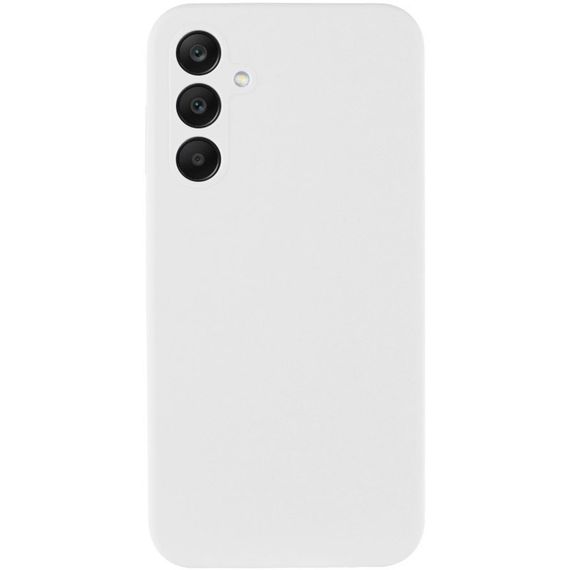 Чохол Silicone Cover Lakshmi Full Camera (AAA) для Samsung Galaxy A35 Білий / White