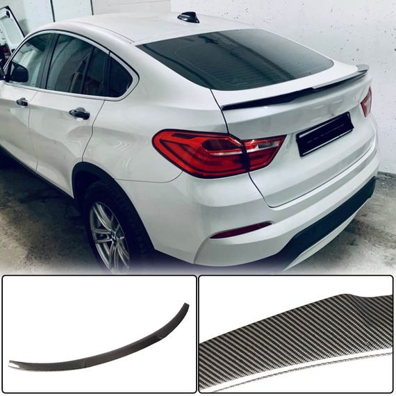Спойлер M4-Style (Карбон) для BMW X4 F-26 2014-2018 рр | Зображення 1