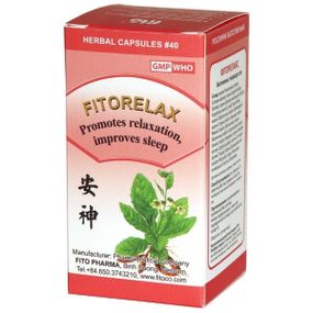 Комплекс для сну Fito Pharma Фіторелакс 0,5 г 40 капсул