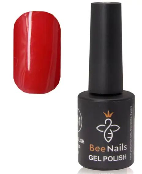 Гель-лак для ногтей Bee Nails 149 (алый) 8мл | Зображення 2