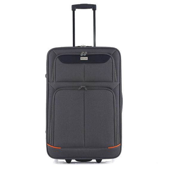 Валіза Semi Line 24" (M) Grey/Orange Lines (T5754-2) | Зображення 1