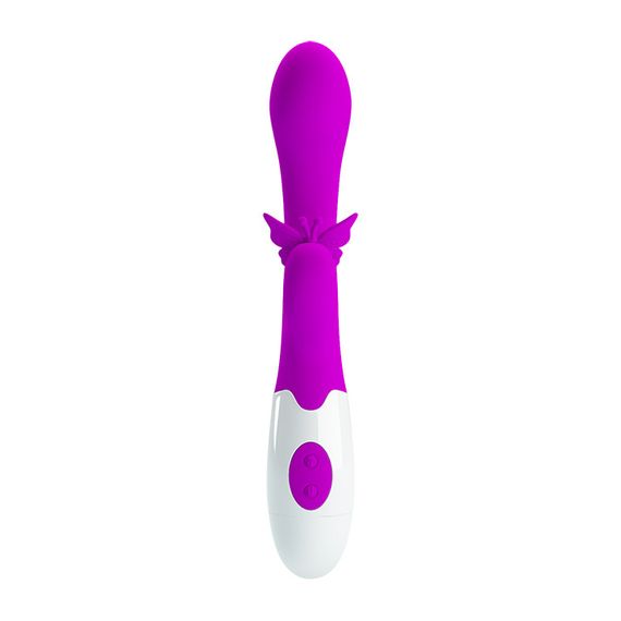 Вибратор - Pretty Love Butterfly Kiss Vibrator Purple sexstyle | Зображення 8