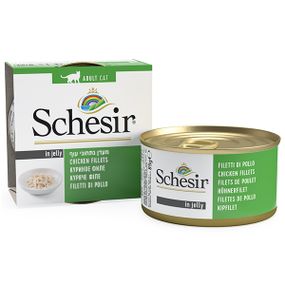 Корм Schesir Chicken Can вологий з куркою у желе 85 гр